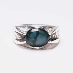 WM Co. Paua Shell Silver Ring